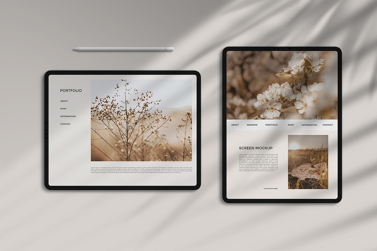 iPad Pro Mockup, an iPad Mockup by graphicpages (Photo 14 of 17)