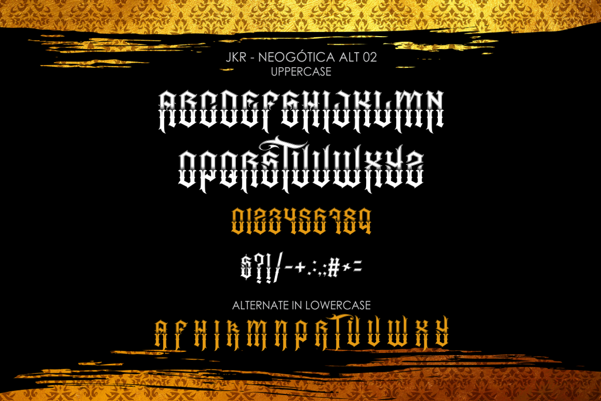 NEOGÓTICA, a Blackletter Font by jakejarkor (Photo 4 of 9)