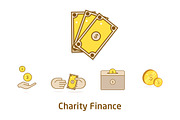 Charity Icons Set, an Outline Icon by UX Monster (Thumbnail 2 of 7)