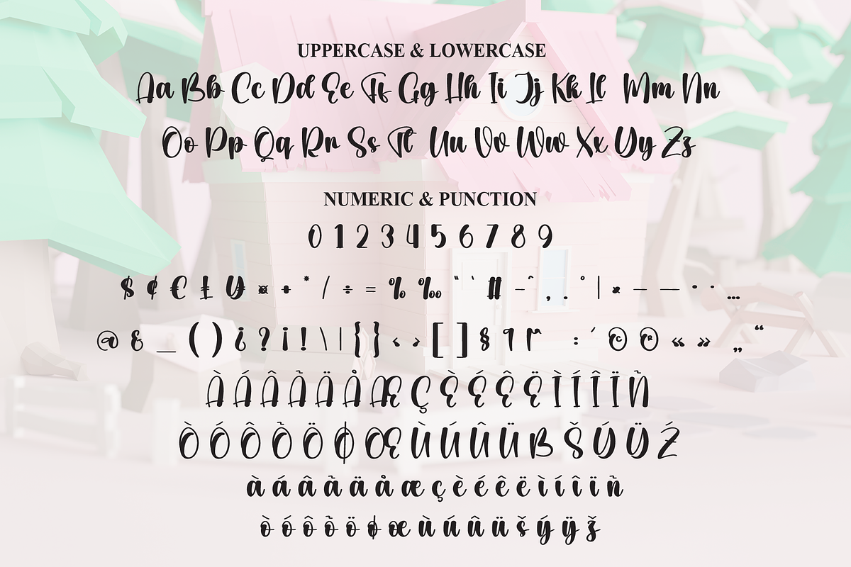 Barbie Farmhouse | Script Font, a Handwritten Font by Scratchones (Photo 7 of 8)