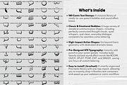 Comic Text Bases Procreate Stamps, a Brush Add-On by Selentaori Studio (Thumbnail 3 of 10)