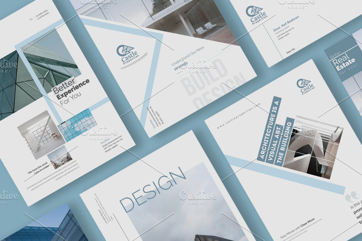 Minimal Real Estate Brochure, a Brochure Template by Addaxx (Photo 4 of 4)