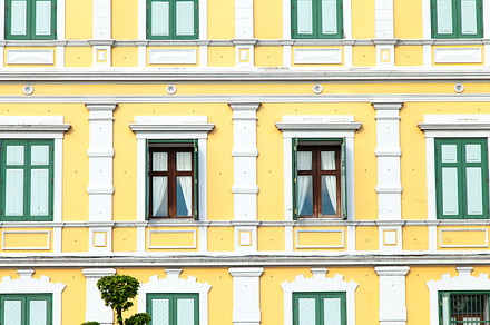 Window with light yellow walls stock photo containing windows and open, an Architecture Photo by a454