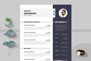 Modern Resume CV Template Design, a Resume Template by PixelStudio (Thumbnail 3 of 3)