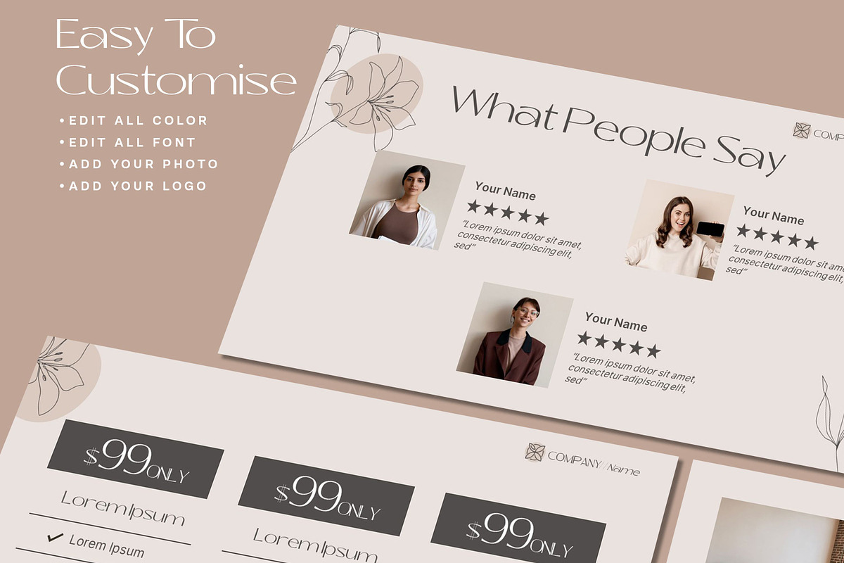 Minimal Powerpoint Template, a Presentation Template by SKY CREATION (Photo 2 of 6)