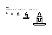 30 Halloween Icons, an Outline Icon by Side Project (Thumbnail 5 of 8)