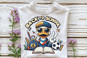 Back to School Png School Goose, an Illustration by CraftArtStudio (Thumbnail 2 of 4)
