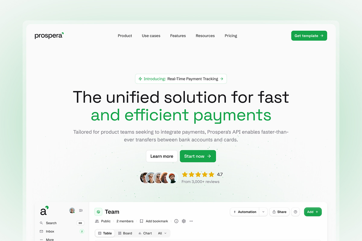 Prospera – SaaS Template, a Landing Page Template by Pixsellz (Photo 1 of 4)
