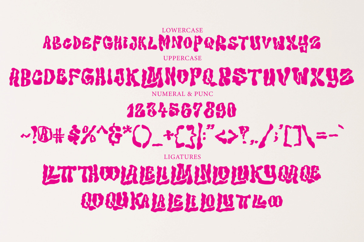 Semulla - Trippy Liquid Font, a Handwritten Font by tebaltipislab (Photo 8 of 10)