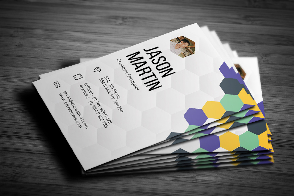 Minimal Individual Business Card, a Business Card Template by bouncy (Photo 1 of 4)