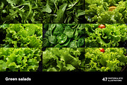 Green Salads. 47 images, a Food & Drink Photo by Handmadefont (Thumbnail 10 of 12)