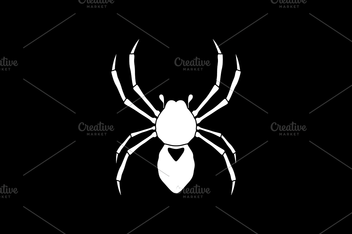 cool spider modern minimal logo, a Branding & Logo Template by devastd