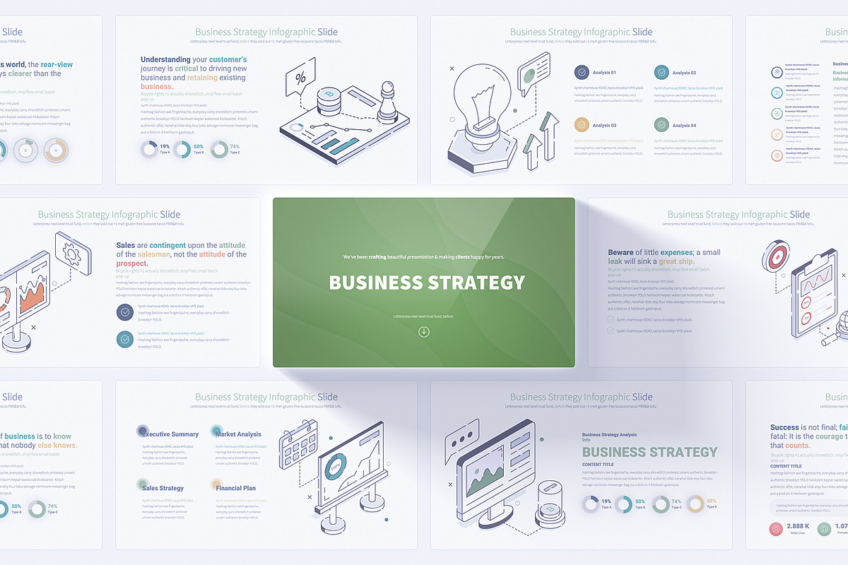 Business Strategy PowerPoint, a Presentation Template by Pulsecolor