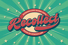 Recollet - Retro Bold Script Font