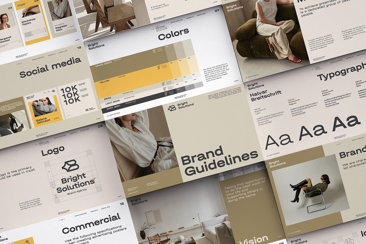 Brand Guidelines Bundle, a Presentation Template by iStar Design (Photo 1 of 13)