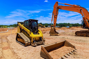 Construction equipment is working on, an Industrial Photo by Ungvar Studio