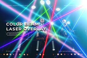 Color Beam Laser Overlay, a Texture Graphic by Pitchlook.Studio