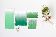 Green watercolor backgrounds, a Texture Graphic by GraphicRain (Thumbnail 6 of 7)