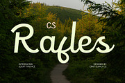 CS Rafles – Script Font, a Script Font by Craft Supply Co. (Thumbnail 1 of 8)