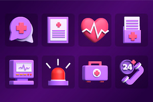 Medical 3D Icon Pack