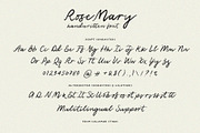 Rose Mary Handwritten Wedding Font, a Script Font by Calamar Studio (Thumbnail 17 of 18)