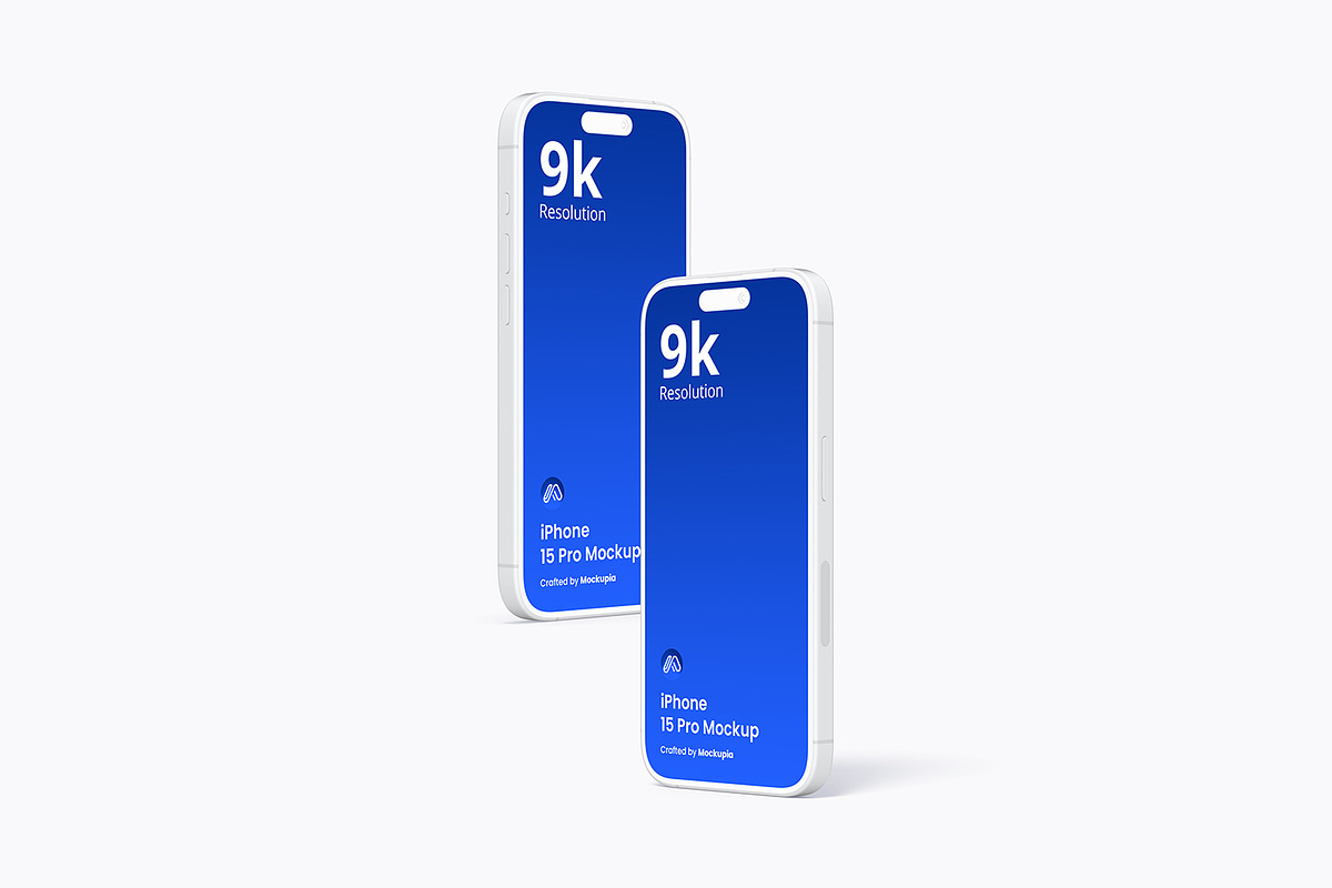 Clay iPhone 15 Pro Mockup Vol 2, an iPhone Mockup by Mockupia (Photo 3 of 13)