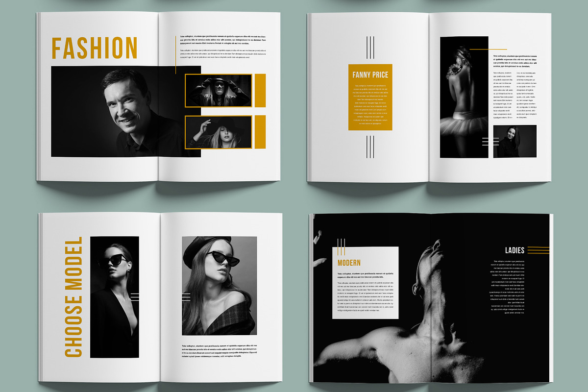 Minimal Fashion Lookbook Template, a Magazine Template by MightyDesign (Photo 3 of 6)