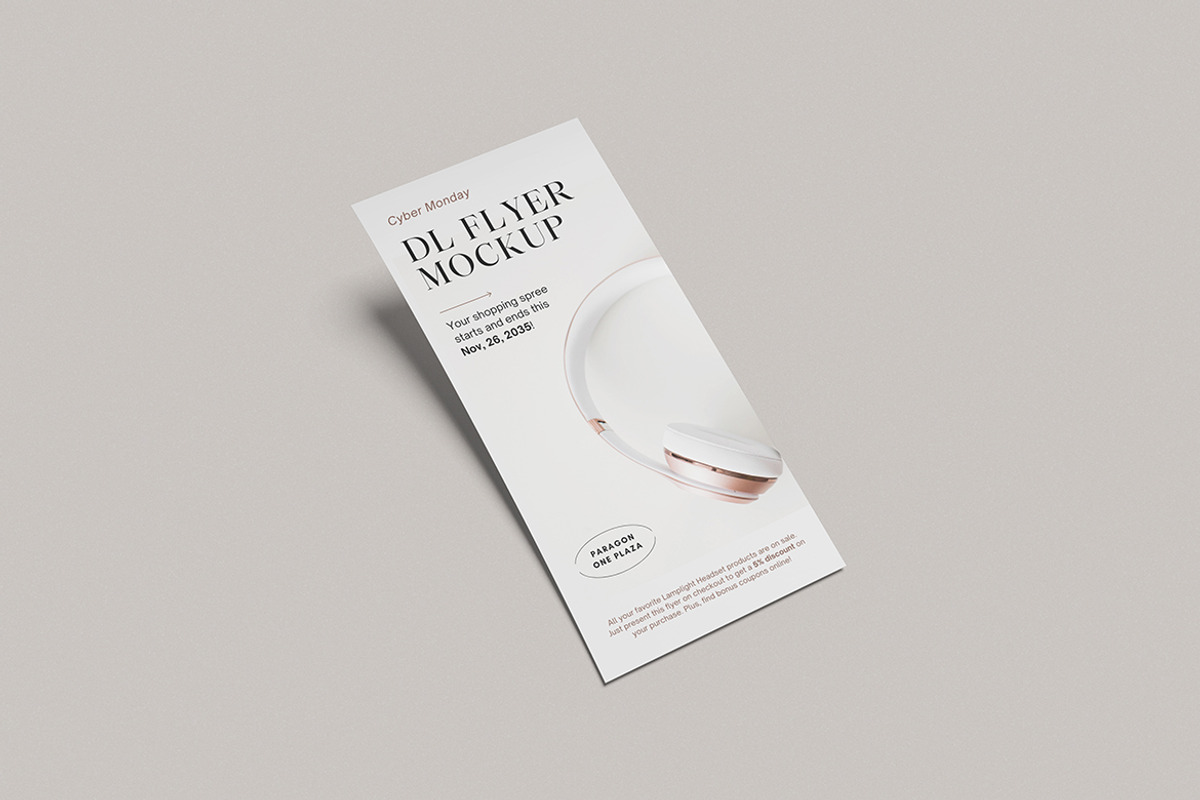DL Flyer Mockup, an Advertising Mockup by swsi-studio (Photo 2 of 5)