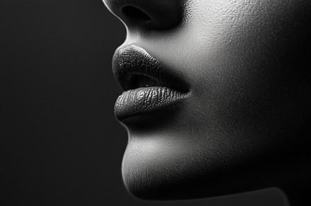 Black and white female face, a Person Photo by MistyDay