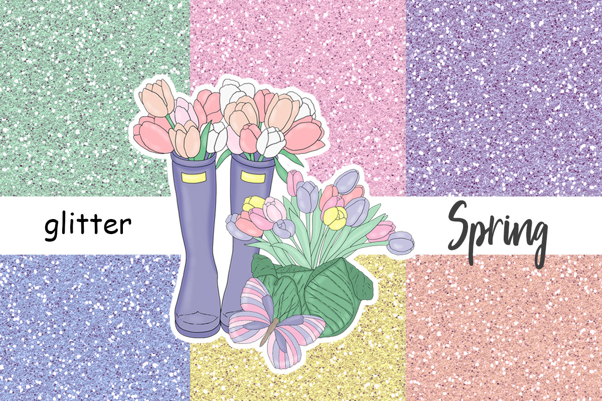 Spring Glitter, a Texture Graphic by GlamArtZhanna (Photo 1 of 3)
