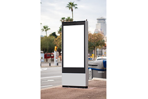 Blank white copy space on a tall, an Abstract Photo by volodymyrshtun13795