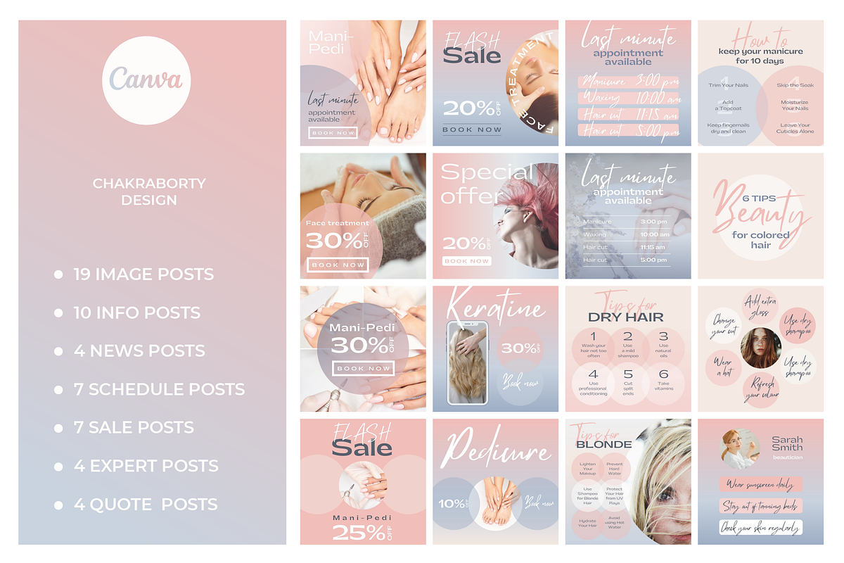 Editable Canva instagram template, a Social Media Template by Chakraborty Design (Photo 4 of 10)