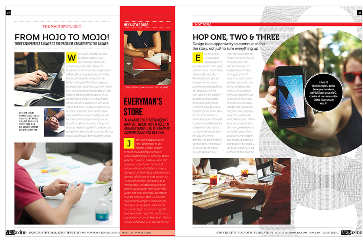 Magazine Template InDesign 04, a Magazine Template by Love Graphic Design (Photo 29 of 34)