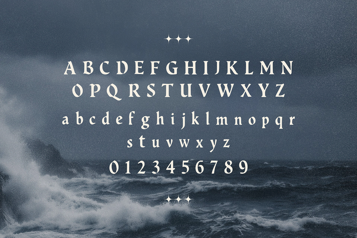 Salted Reliquary Dark Display Serif, a Serif Font by foxsong (Photo 4 of 5)