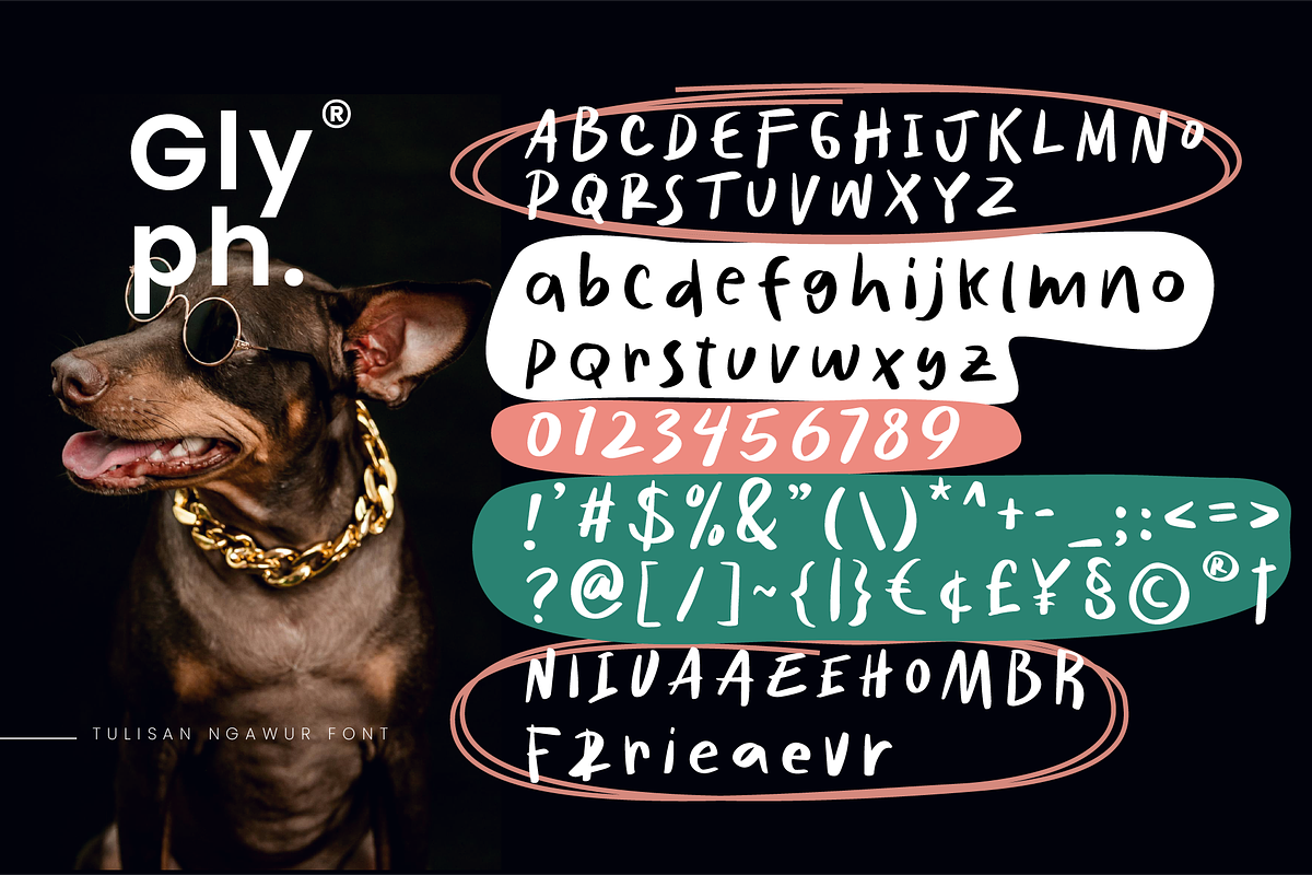 Tulisan Ngawur Playful Handwritten, a Handwritten Font by Ronny Studio (Photo 7 of 8)