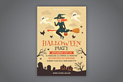 Halloween Party Flyer, a Flyer Template by serapika (Thumbnail 1 of 3)