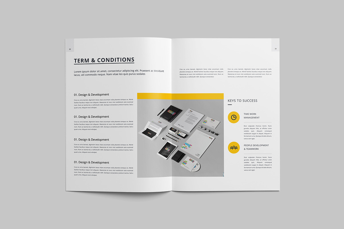 Proposal Brochure Template, a Brochure Template by Tanber Hossen (Photo 10 of 11)