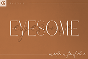 Eyesome - Modern Font Duo, a Serif Font by Only Fonts (Thumbnail 1 of 11)
