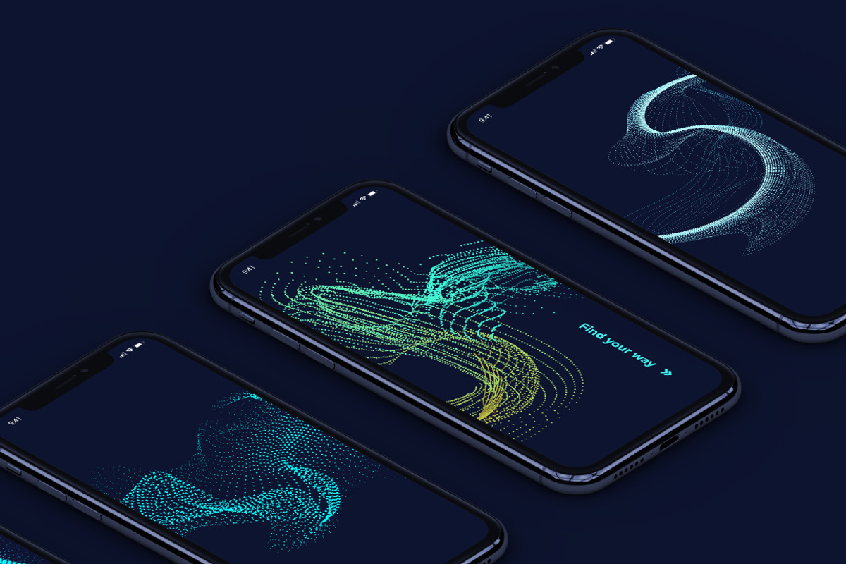 Particle Abstract Backgrounds vol 2, a Templates & Theme by blauananas (Photo 4 of 6)