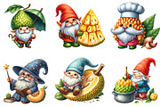 Gnome Clipart, Jackfruit Gnome, an Illustration by DreamArtGraphic (Thumbnail 6 of 6)