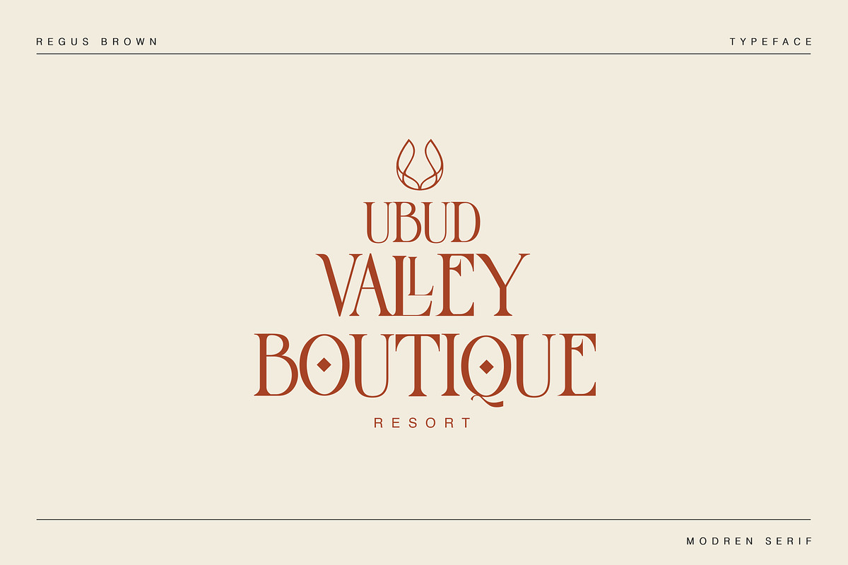 Regus Brown, a Serif Font by Ryan Rivaldo Vierra (Photo 12 of 16)