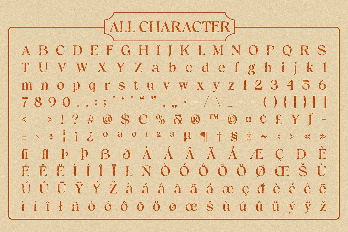 Briallen Stamp, a Serif Font by Craft Supply Co. (Photo 8 of 8)