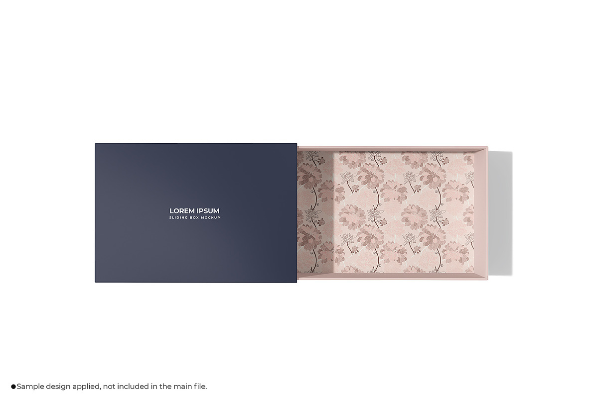 Rectangular Sliding Box Mockup, a Packaging Mockup by Sheikhadesign (Photo 7 of 11)