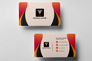 Modern Business Card Design Template, a Business Card Template by YUDesignStore (Thumbnail 4 of 4)