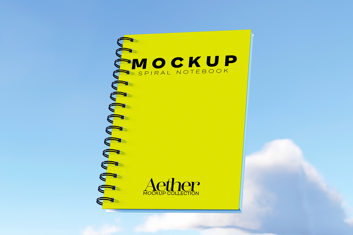 Spiral Notebook Mockup Bundle, a Books & Magazine Mockup by Banana Mockups (Photo 2 of 6)