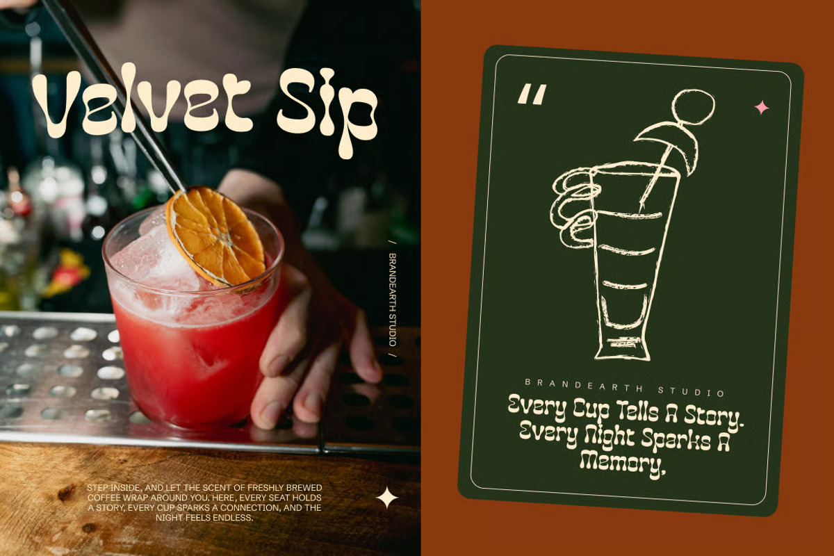 Jubela – Groovy Psychedelic Font, a Sans Serif Font by Brand Earth (Photo 4 of 7)