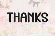 Cake Birthday | Script Font, a Script Font by Scratchones (Thumbnail 8 of 8)