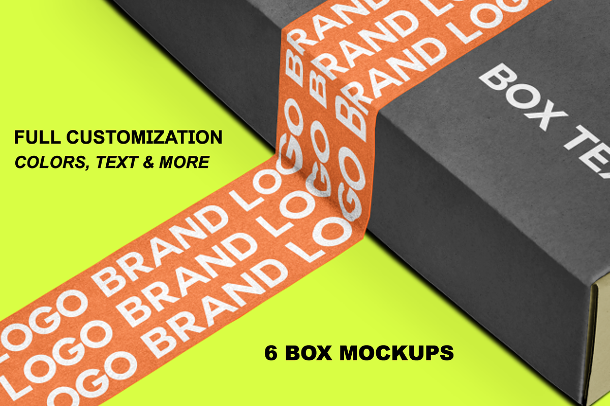 Brand Box Mockups Set, a Packaging Mockup by Infinity Mockups (Photo 3 of 4)