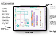 Pastels Digital Planner-(Goodnotes), a Stationery Template by Bella+Sophia Creative (Thumbnail 6 of 6)