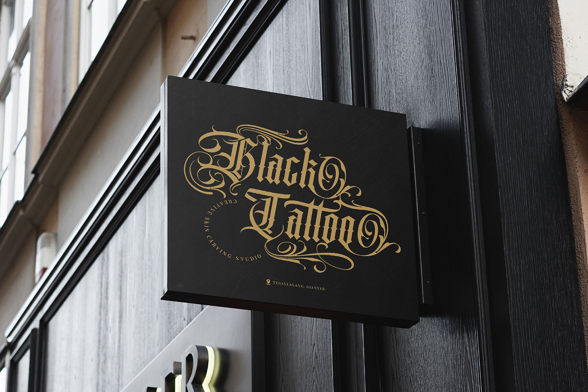 Black Famous Typeface, a Blackletter Font by alit design (Photo 12 of 20)